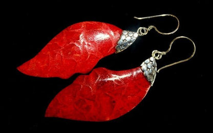 925 Silver Earrings - Leaf Drop - Alchem Soul