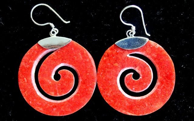 925 Silver Earrings - Scroll Design - Alchem Soul