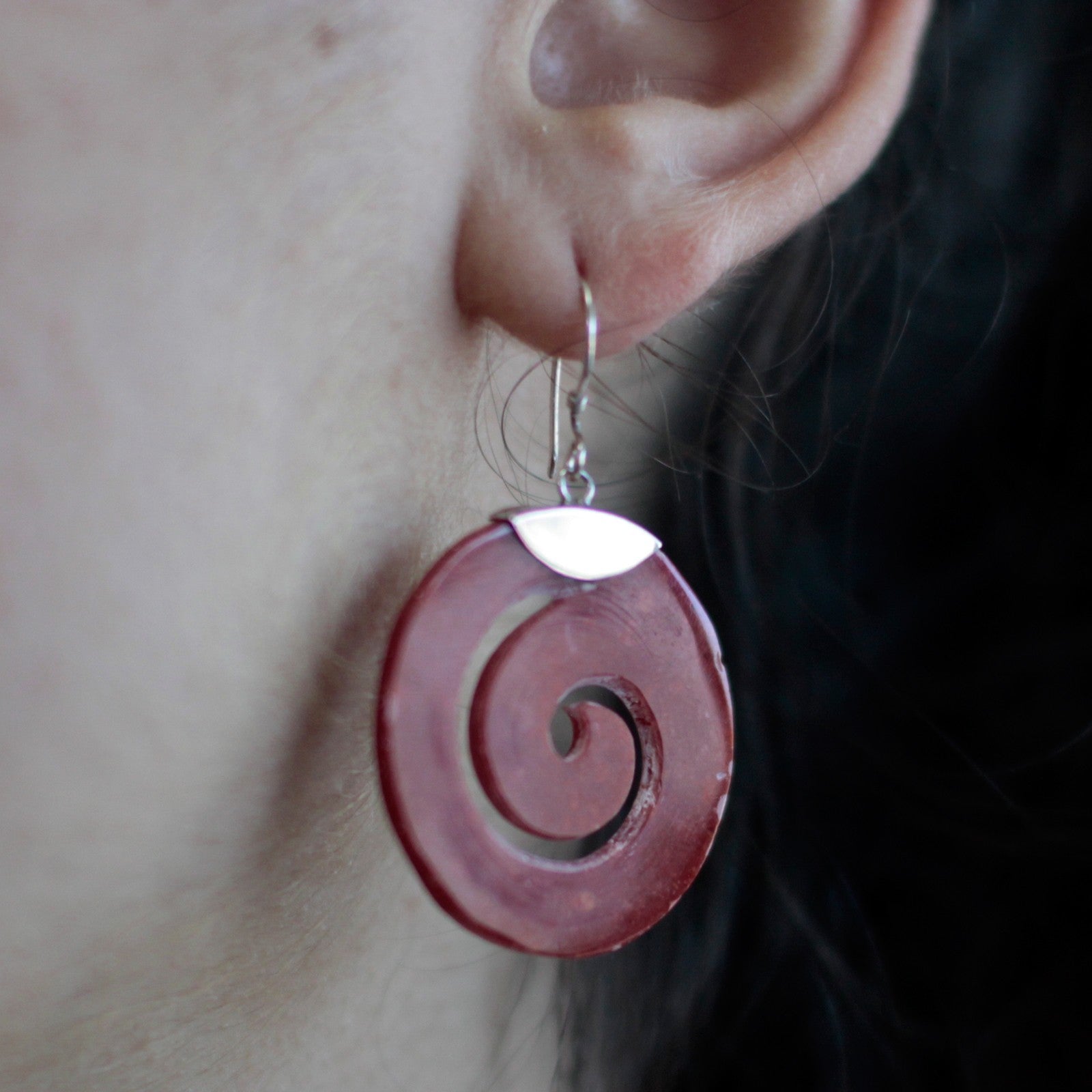 925 Silver Earrings - Scroll Design - Alchem Soul