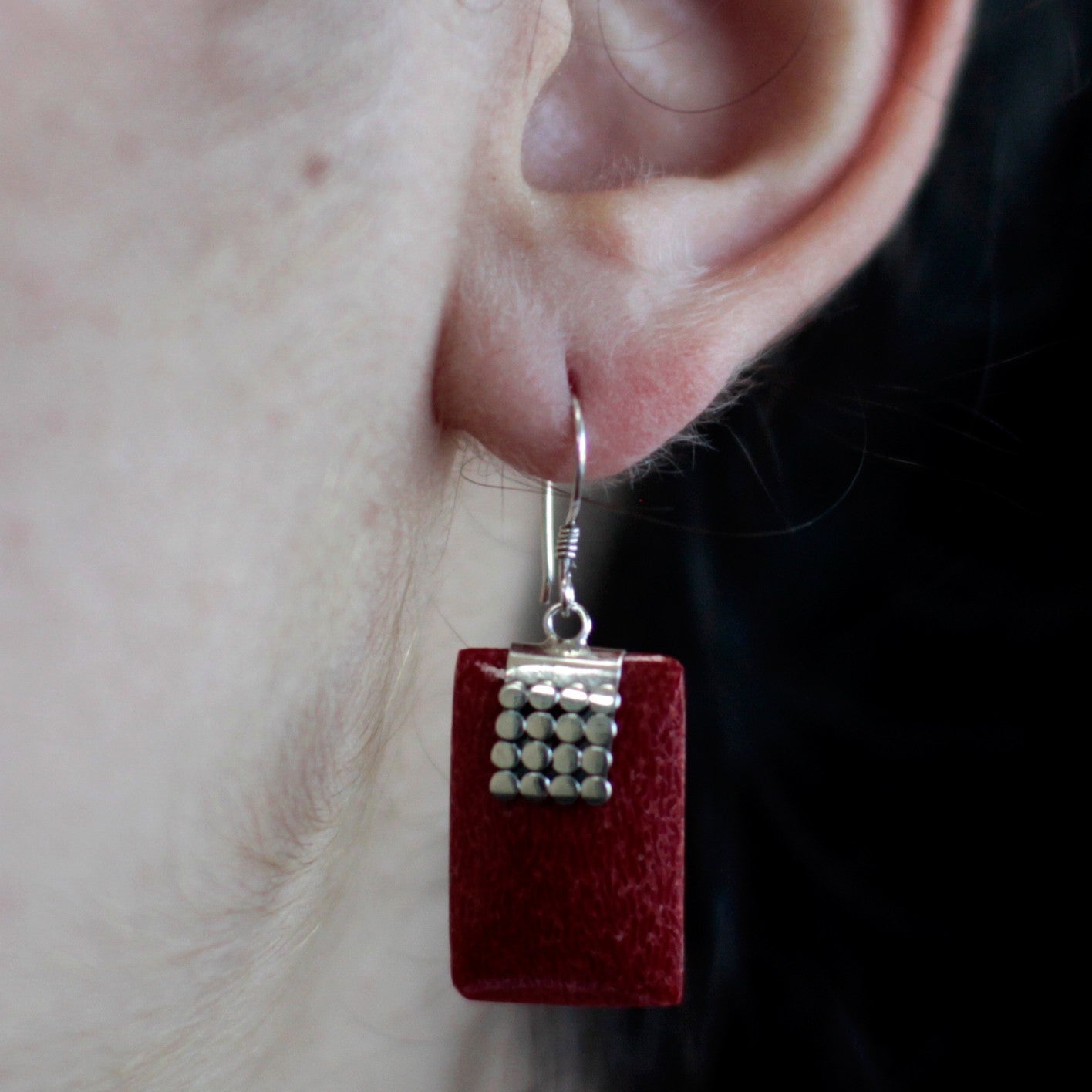 925 Silver Earrings - Square Mini Discs - Alchem Soul