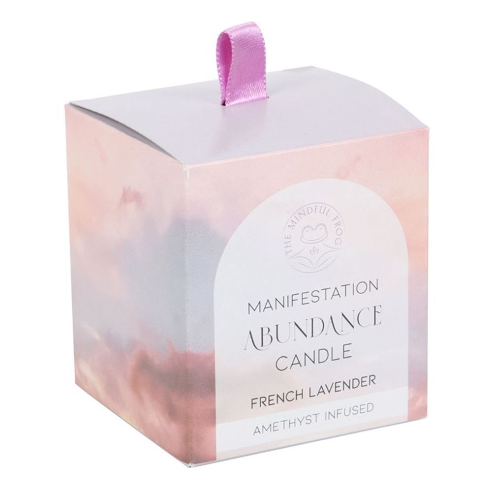 Abundance French Lavender Crystal Chip Candle - Alchem Soul