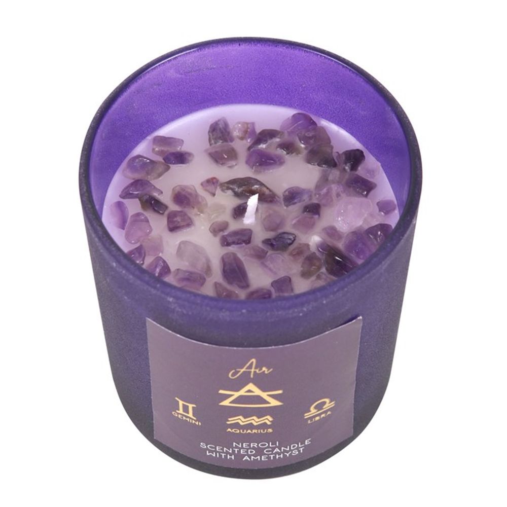 Air Element Neroli Crystal Chip Candle - Alchem Soul