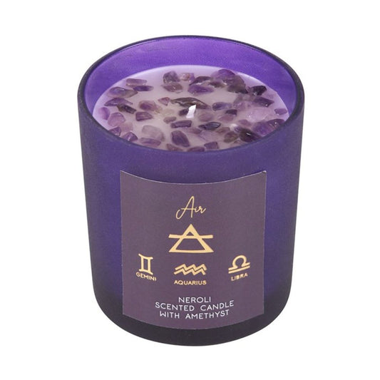 Air Element Neroli Crystal Chip Candle - Alchem Soul