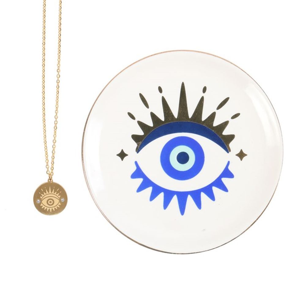 All Seeing Eye Necklace & Dish Gift Set - Alchem Soul