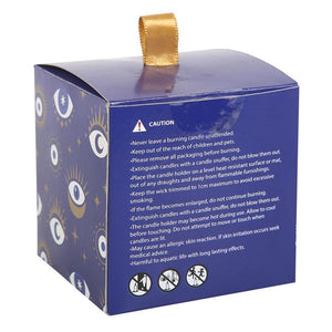 All Seeing Eye White Sage Crystal Chip Protection Candle - Alchem Soul
