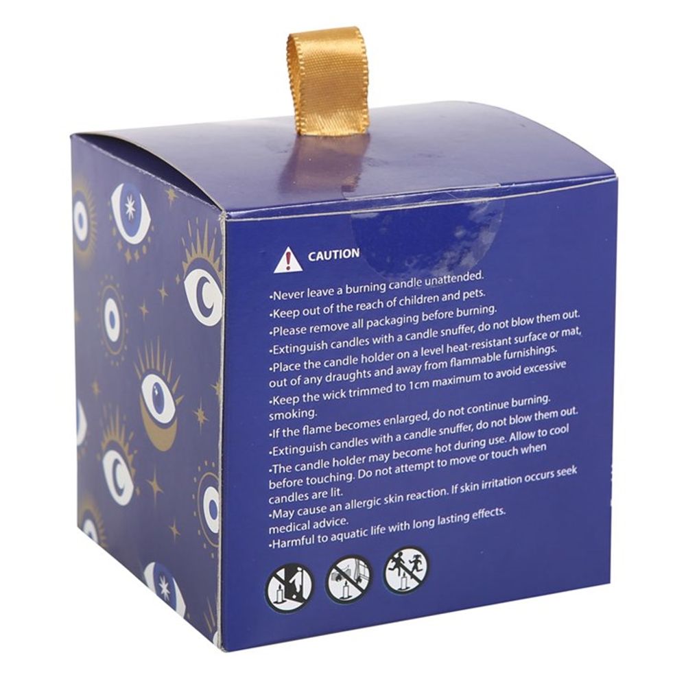 All Seeing Eye White Sage Crystal Chip Protection Candle - Alchem Soul