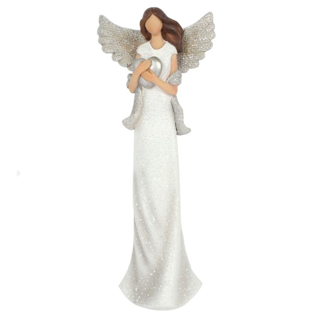 Amara Medium Glitter Angel Ornament - Alchem Soul