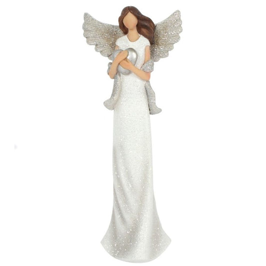 Amara Medium Glitter Angel Ornament - Alchem Soul