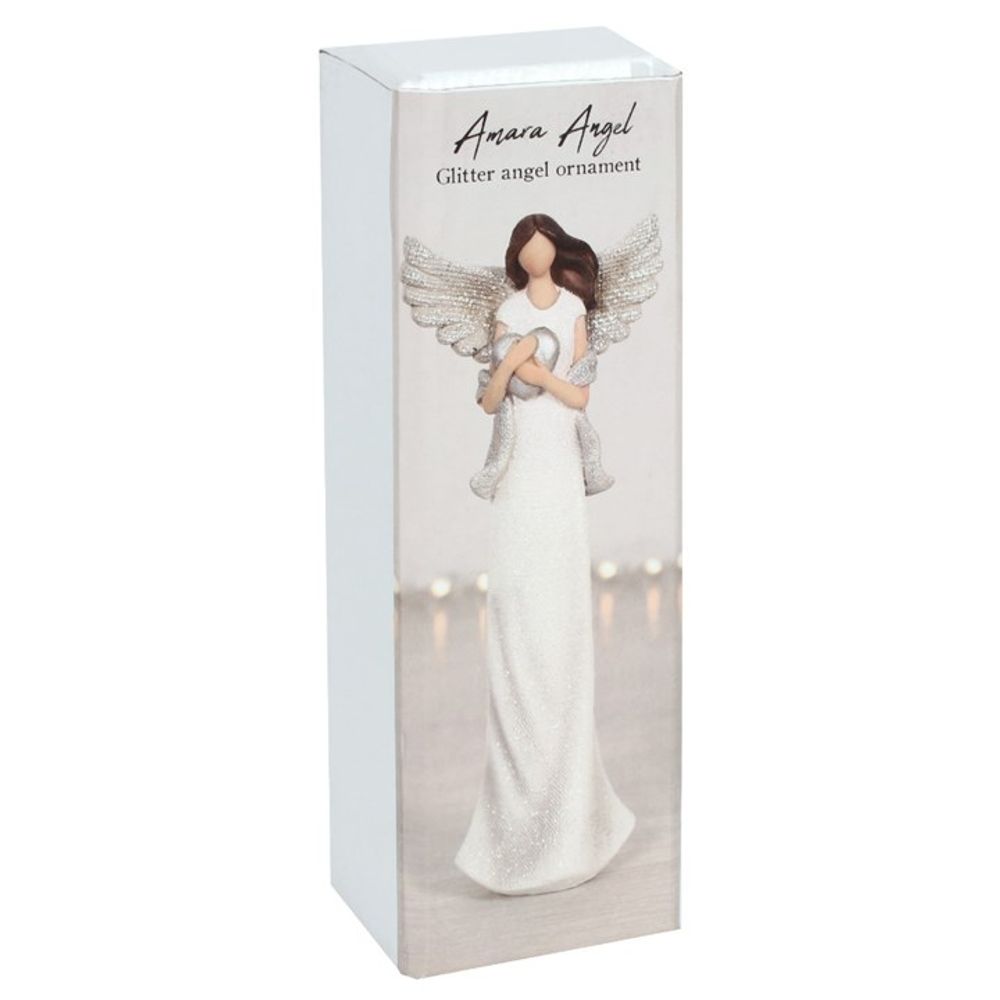 Amara Medium Glitter Angel Ornament - Alchem Soul