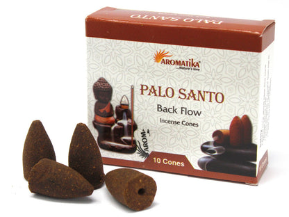 Aromatica Backflow Incense Cones - Palo Santo - Alchem Soul