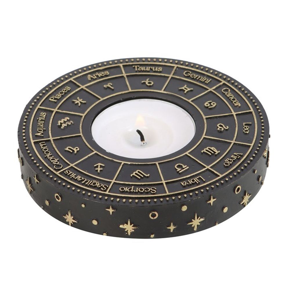 Astrology Wheel Tealight Candle Holder - Alchem Soul