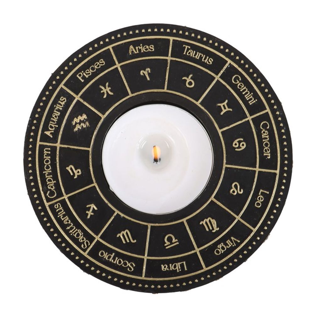 Astrology Wheel Tealight Candle Holder - Alchem Soul