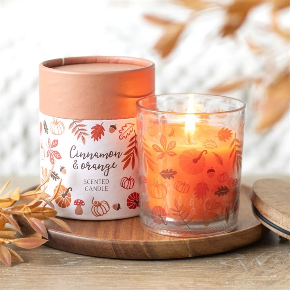 Autumn Leaves Cinnamon & Orange Candle - Alchem Soul