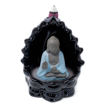 Back Flow Incense Burner - Buddha & Lights - Alchem Soul