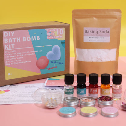 Bath Bomb Kit - Rose & Bubblegum - Alchem Soul