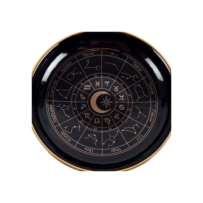 Black Astrology Wheel Trinket Dish - Alchem Soul