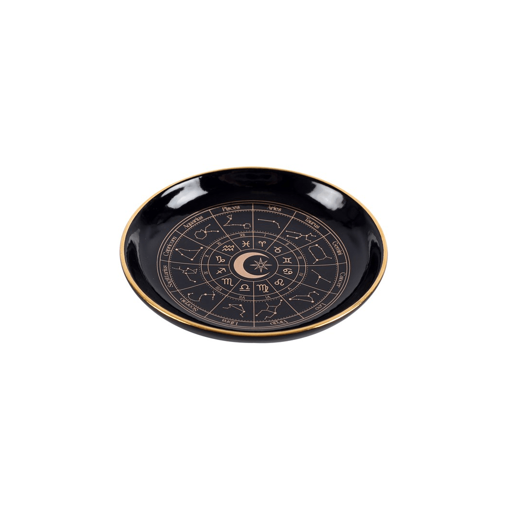 Black Astrology Wheel Trinket Dish - Alchem Soul