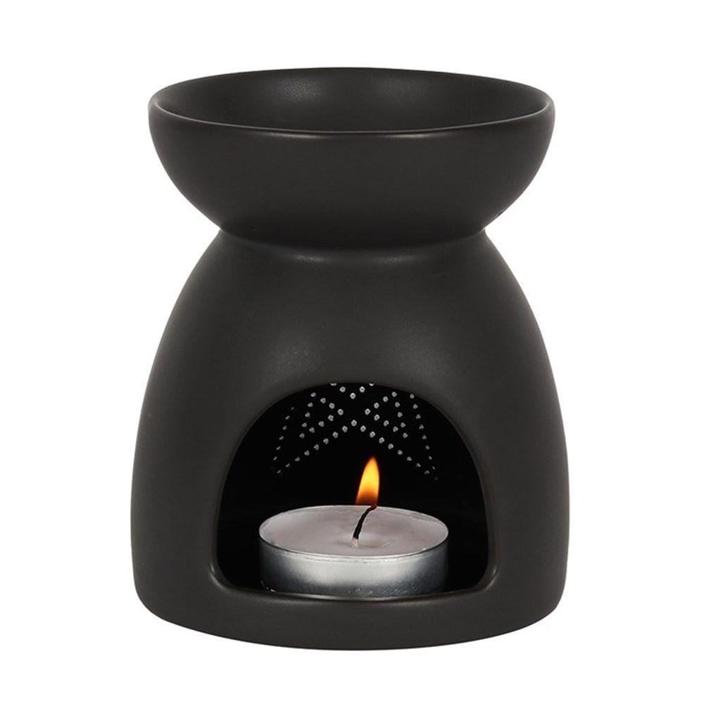 Black Pentagram Cut Out Oil Burner - Alchem Soul