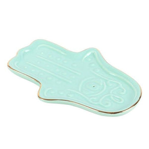 Blue Hamsa Hand Incense Stick Holder - Alchem Soul