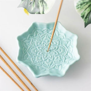 Blue Mandala Incense Stick Holder - Alchem Soul