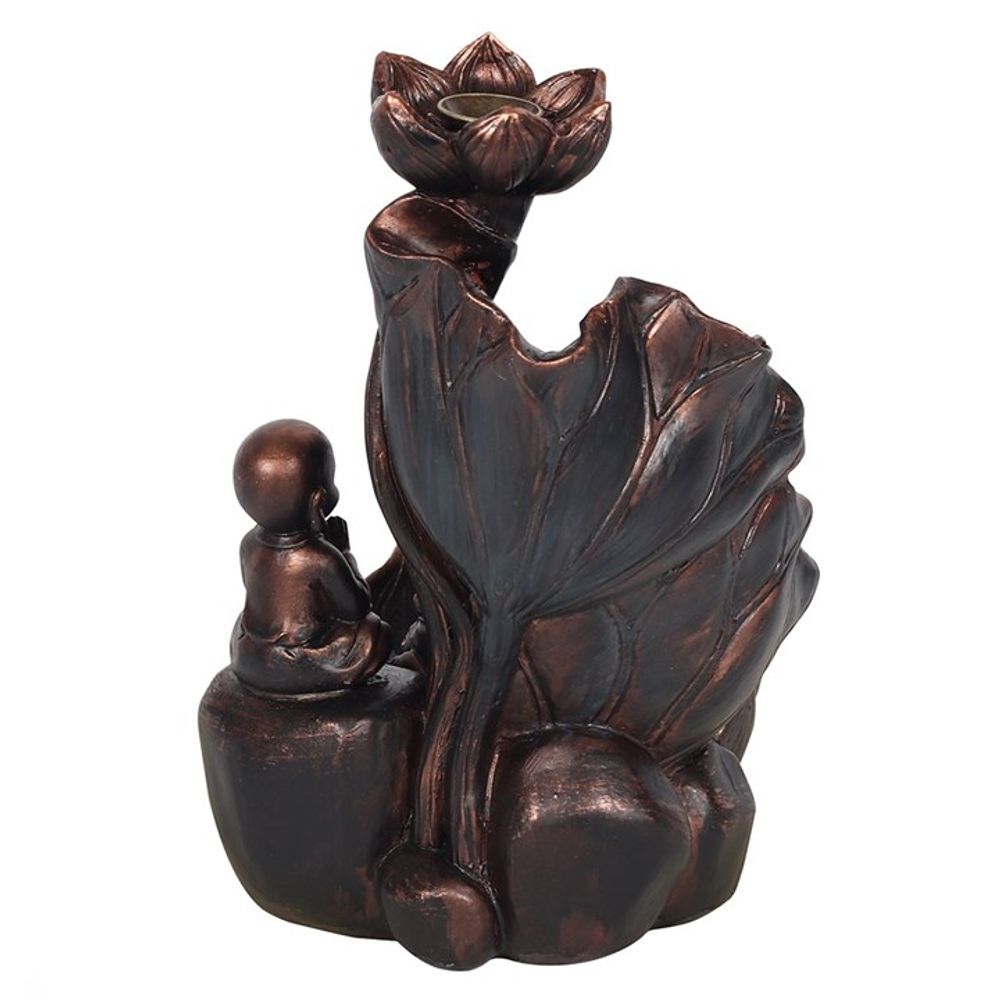 Bronze Effect Buddha Backflow Incense Burner - Alchem Soul