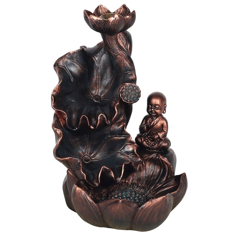 Bronze Effect Buddha Backflow Incense Burner - Alchem Soul