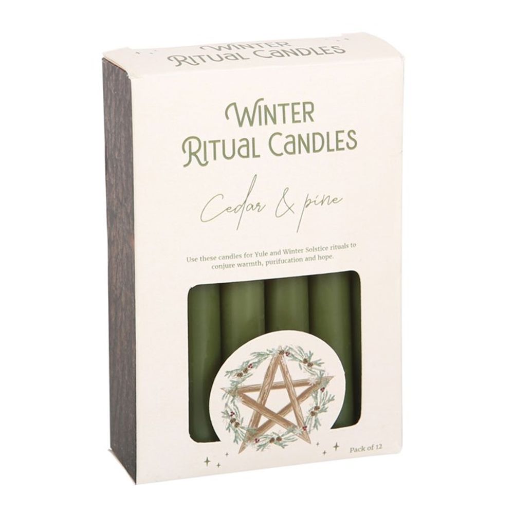 Cedar & Pine Winter Ritual Spell Candles - Alchem Soul