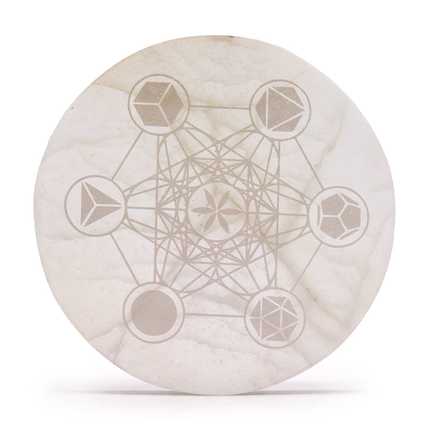 Charging Plate 18cm - Sacred Geometry - Alchem Soul