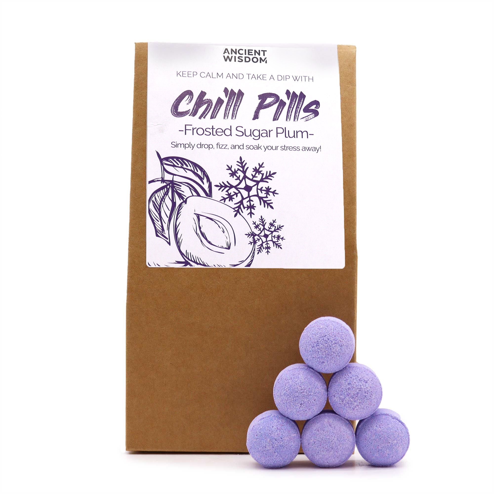 Chill Pills Gift Pack 350g - Frosted Sugar Plum - Alchem Soul
