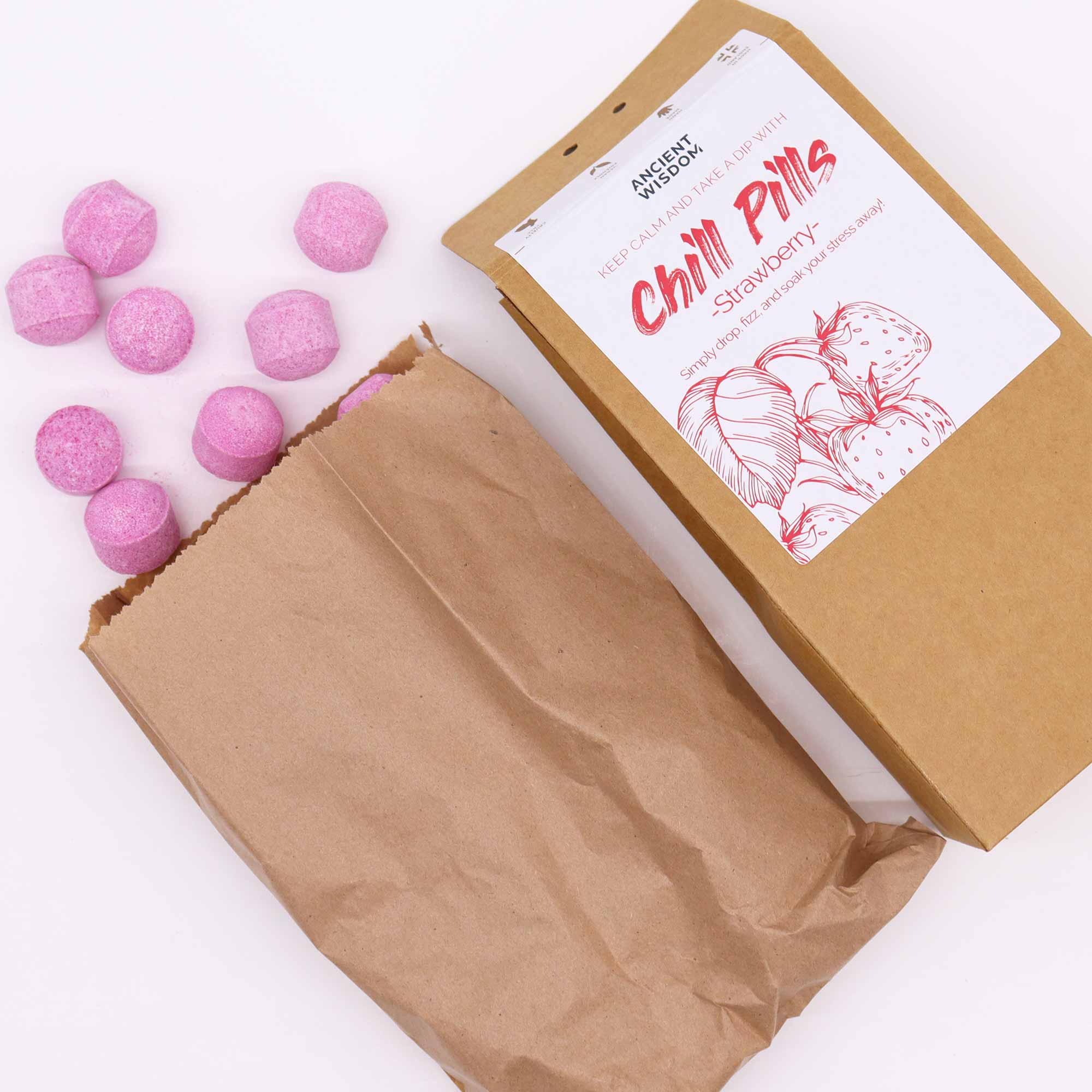 Chill Pills Gift Pack 350g - Strawberry - Alchem Soul