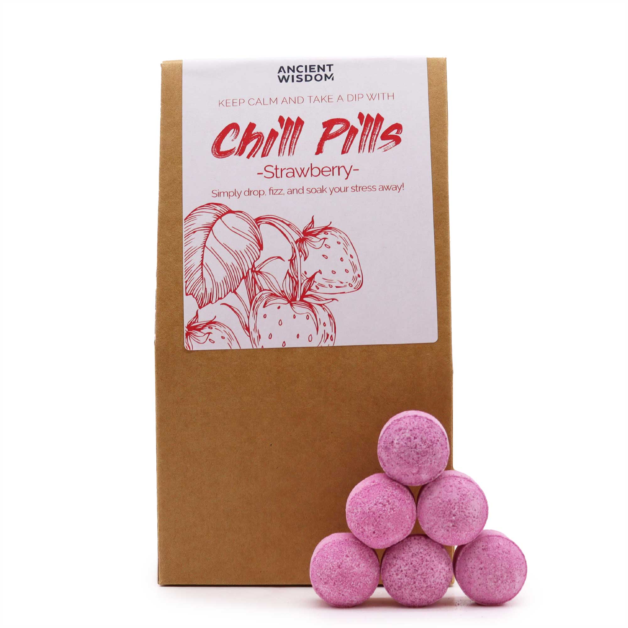 Chill Pills Gift Pack 350g - Strawberry - Alchem Soul