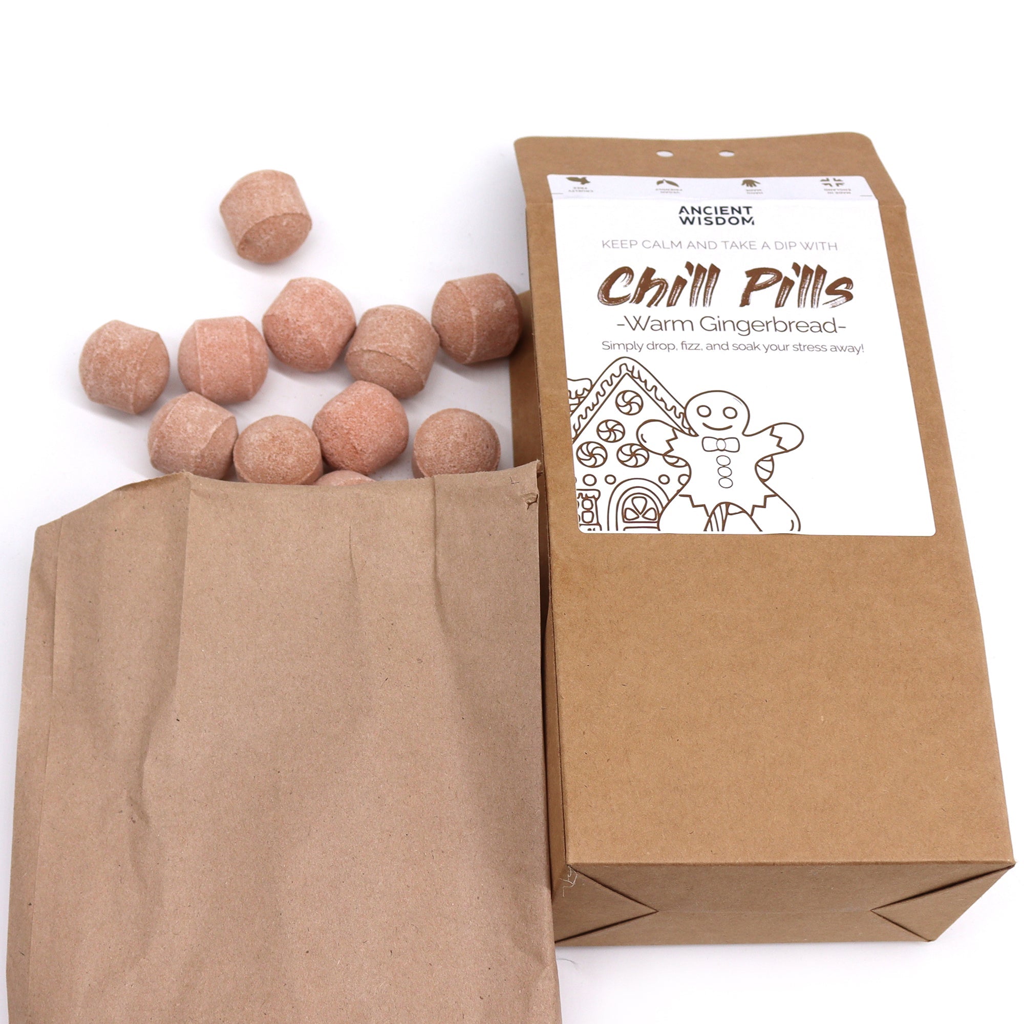 Chill Pills Gift Pack 350g - Warm Gingerbread - Alchem Soul
