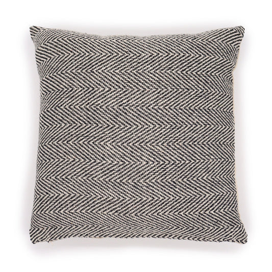 Classic Cushion Cover - Herringbone Fine Grey - 40x40cm - Alchem Soul