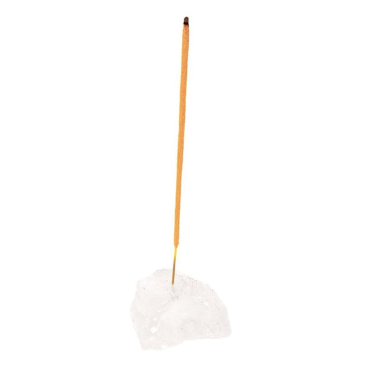 Clear Quartz Crystal Incense Holder - Alchem Soul