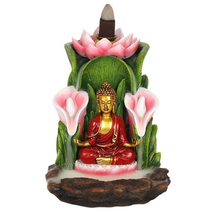 Colourful Buddha Backflow Incense Burner - Alchem Soul