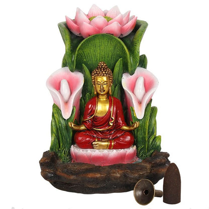 Colourful Buddha Backflow Incense Burner - Alchem Soul