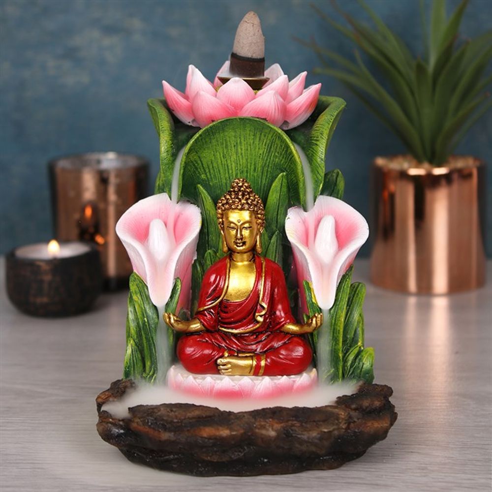 Colourful Buddha Backflow Incense Burner - Alchem Soul