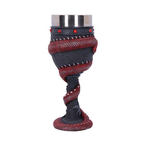 Dragon Coil Goblet Red 20cm - Alchem SoulNemesis Now
