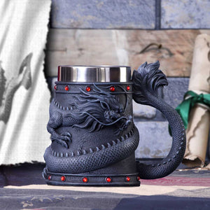 Dragon Coil Tankard 16cm - Alchem SoulNemesis Now