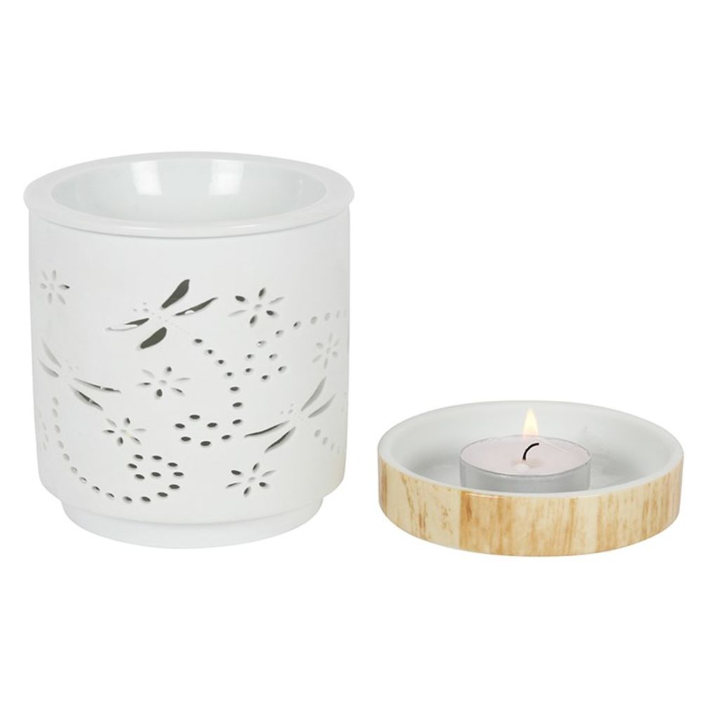 Dragonfly Matte Ceramic Oil Burner - Alchem Soul