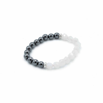 Faceted Gemstone Bracelet - Magnetc Rose Quatz - Alchem Soul