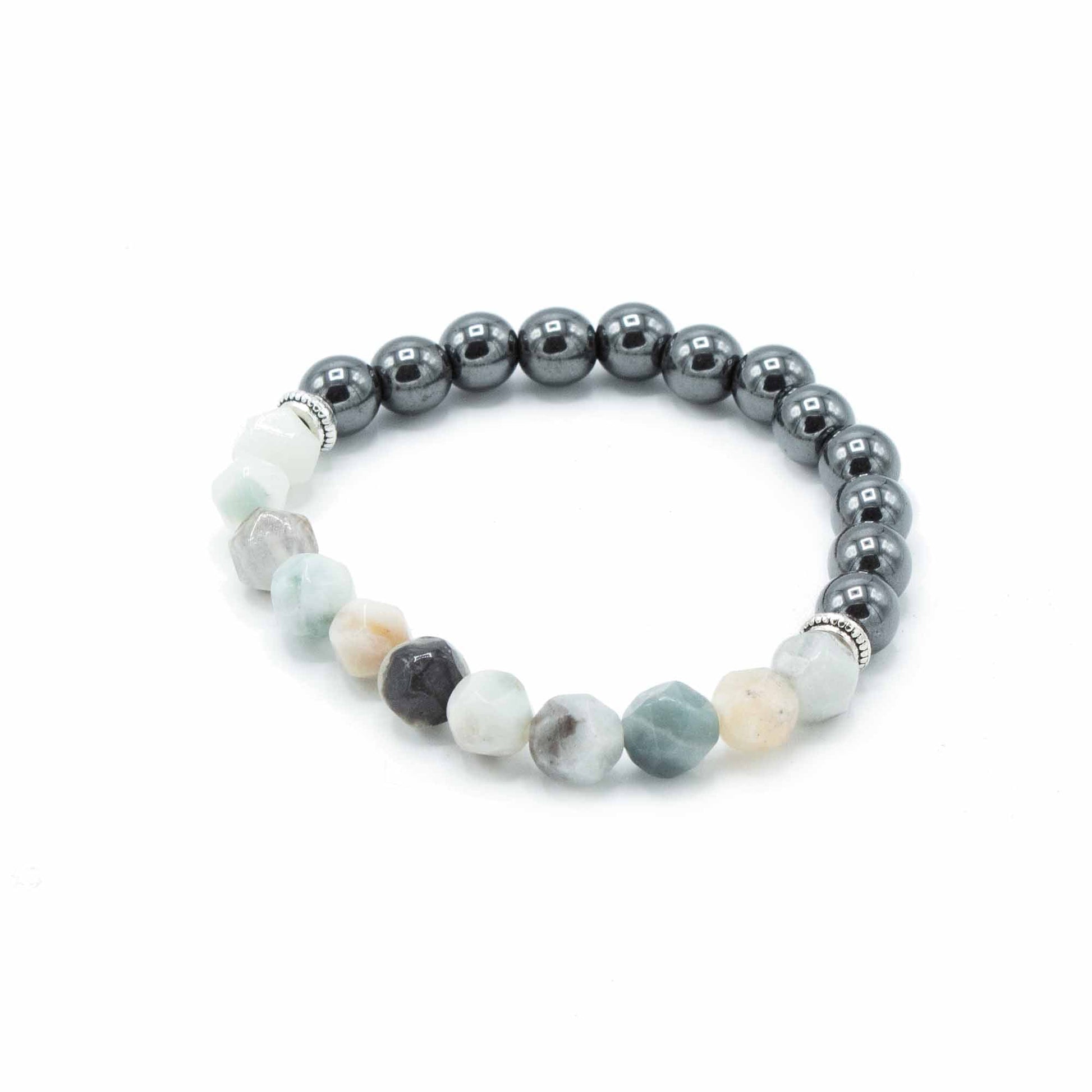 Faceted Gemstone Bracelet - Magnetic Mountain Jade - Alchem Soul