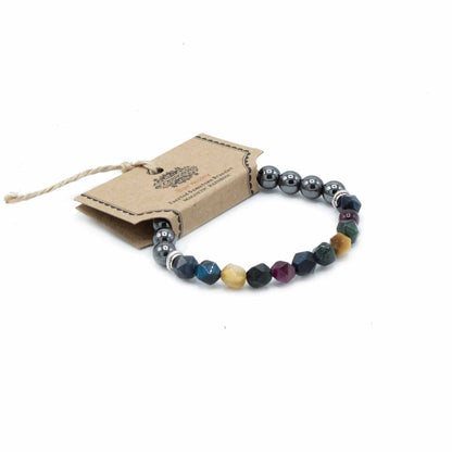 Faceted Gemstone Bracelet - Magnetic Rainbow - Alchem Soul