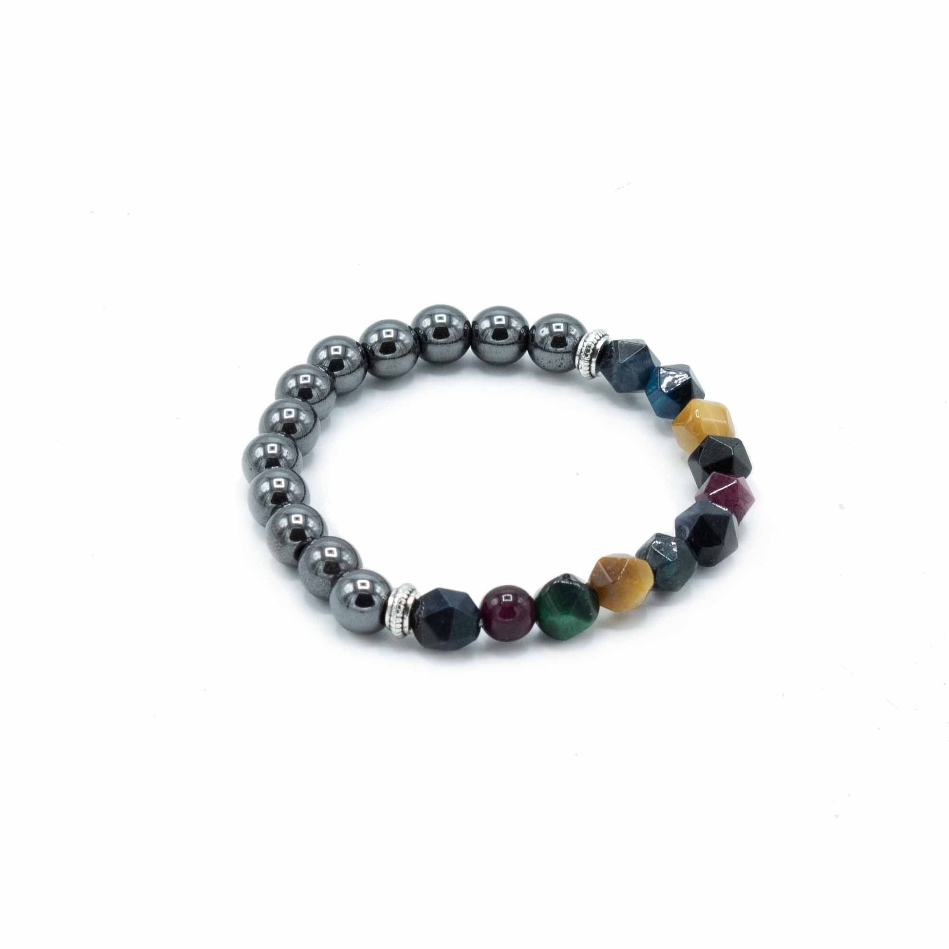 Faceted Gemstone Bracelet - Magnetic Rainbow - Alchem Soul