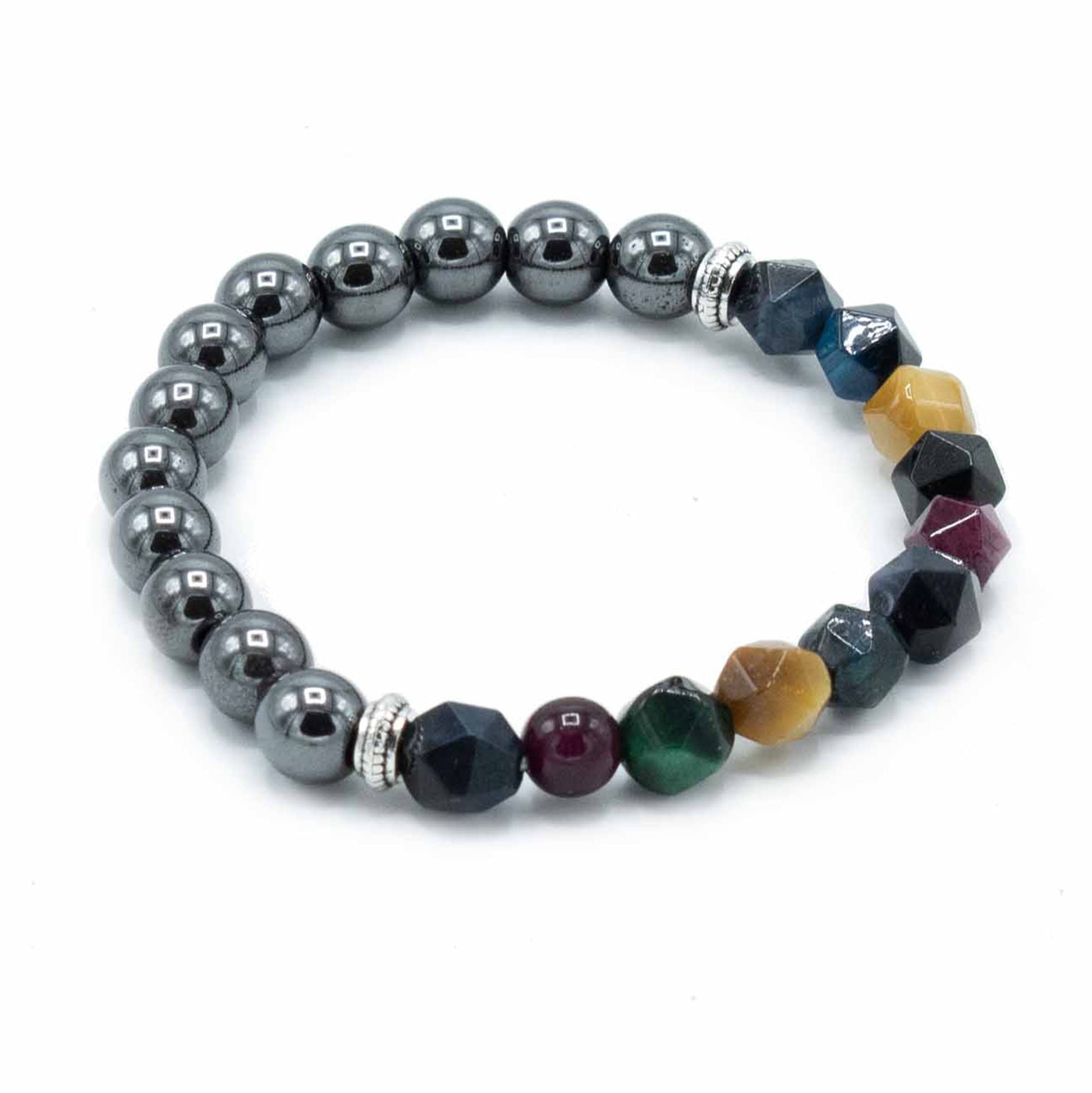 Faceted Gemstone Bracelet - Magnetic Rainbow - Alchem Soul