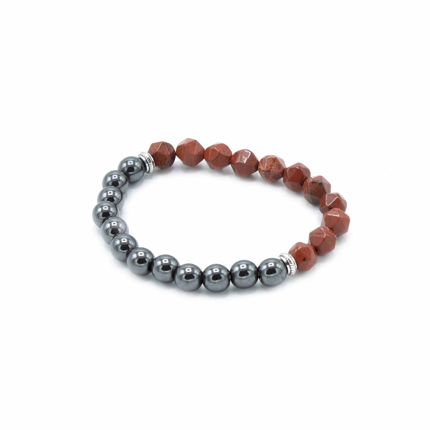 Faceted Gemstone Bracelet - Magnetic Red Jasper - Alchem Soul