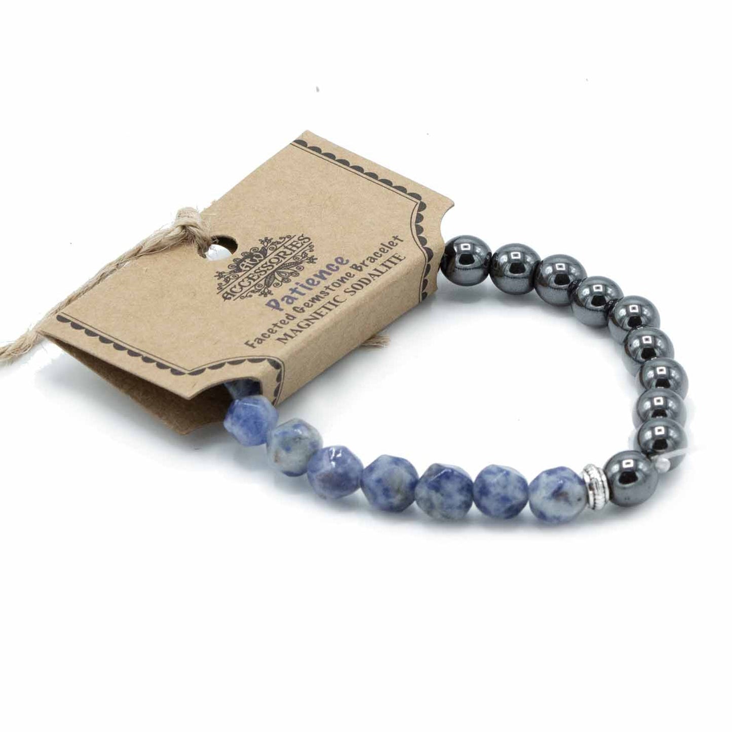 Faceted Gemstone Bracelet - Magnetic Sodalite - Alchem Soul