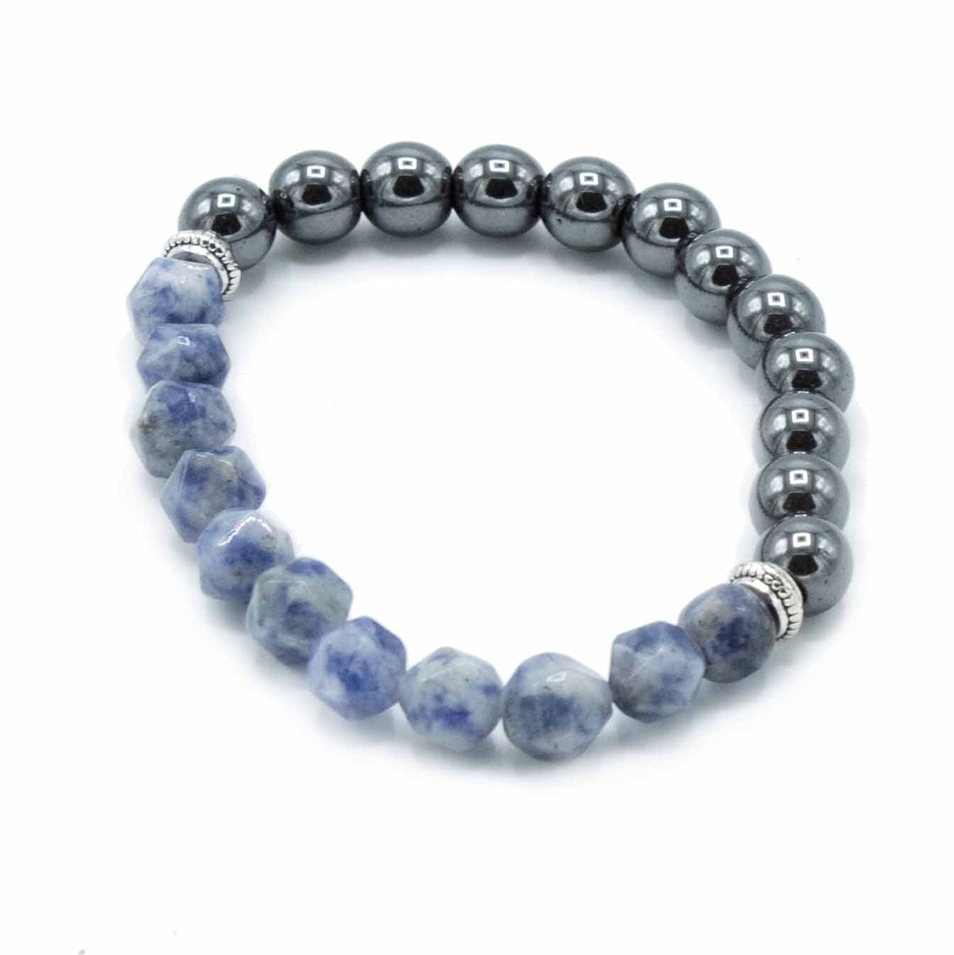 Faceted Gemstone Bracelet - Magnetic Sodalite - Alchem Soul