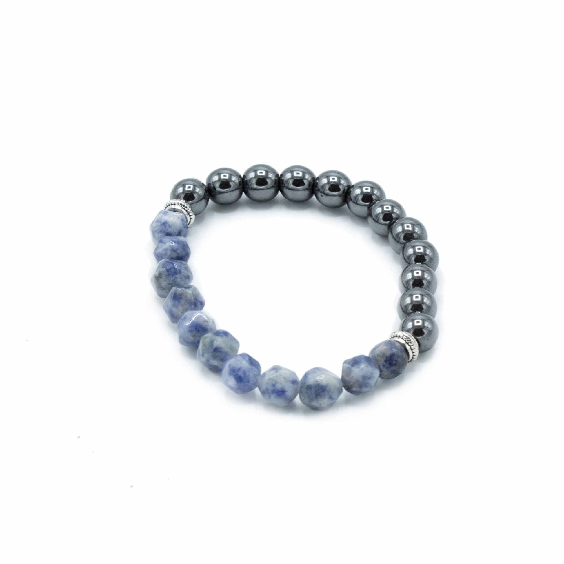 Faceted Gemstone Bracelet - Magnetic Sodalite - Alchem Soul