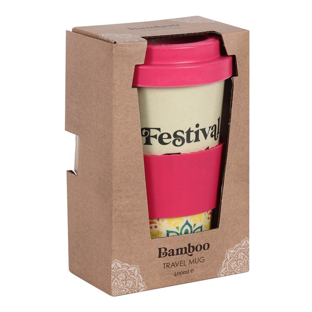 Festival Fuel Mandala Bamboo Eco Travel Mug - Alchem Soul